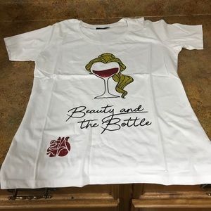 Disney Adult Belle Glitter T-shirt